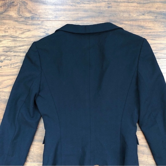 Emporio Armani • vintage blazer black wool crepe double clasp tailored Italy - Picture 11 of 12